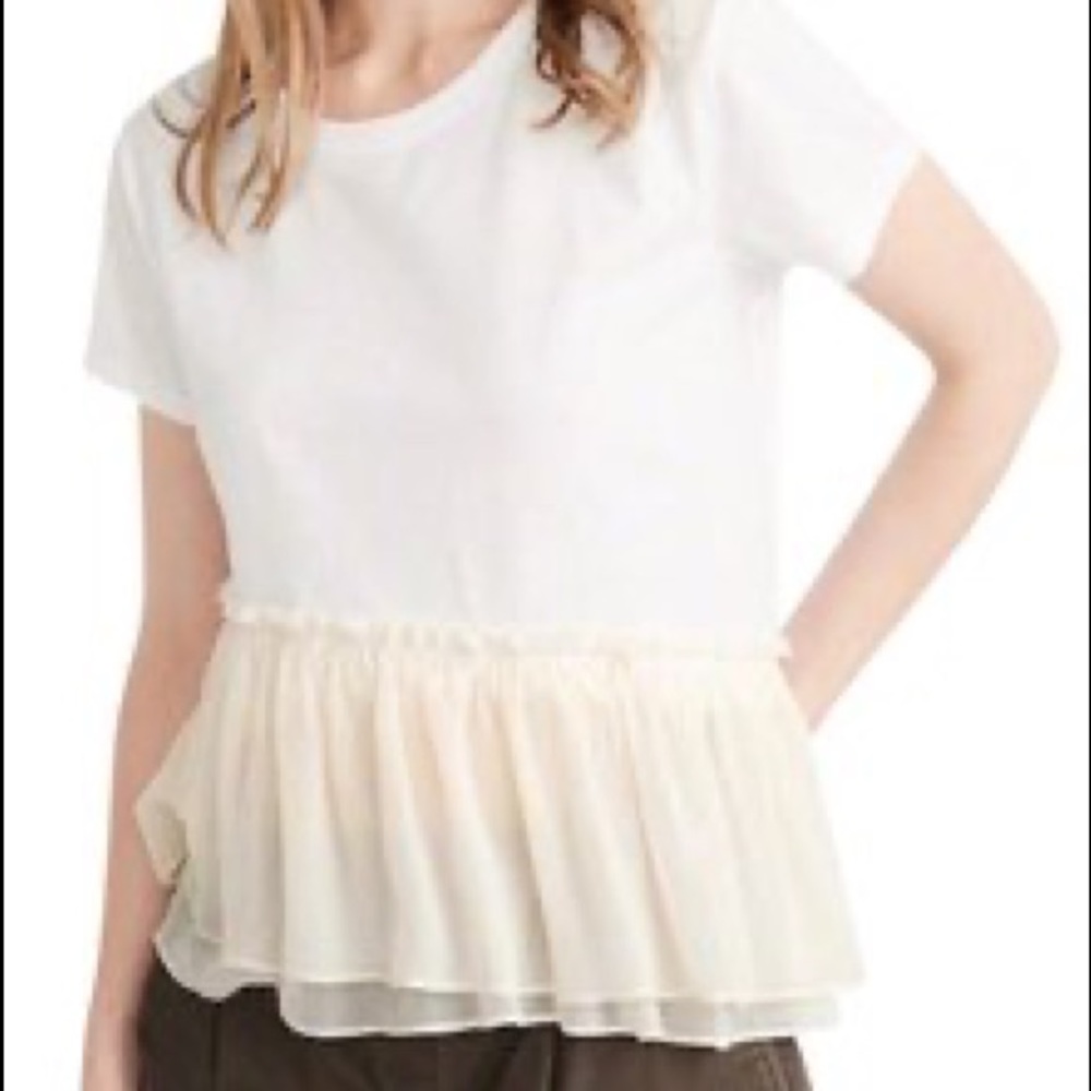 Abercrombie & Fitch • 2 Peplum Tshirts